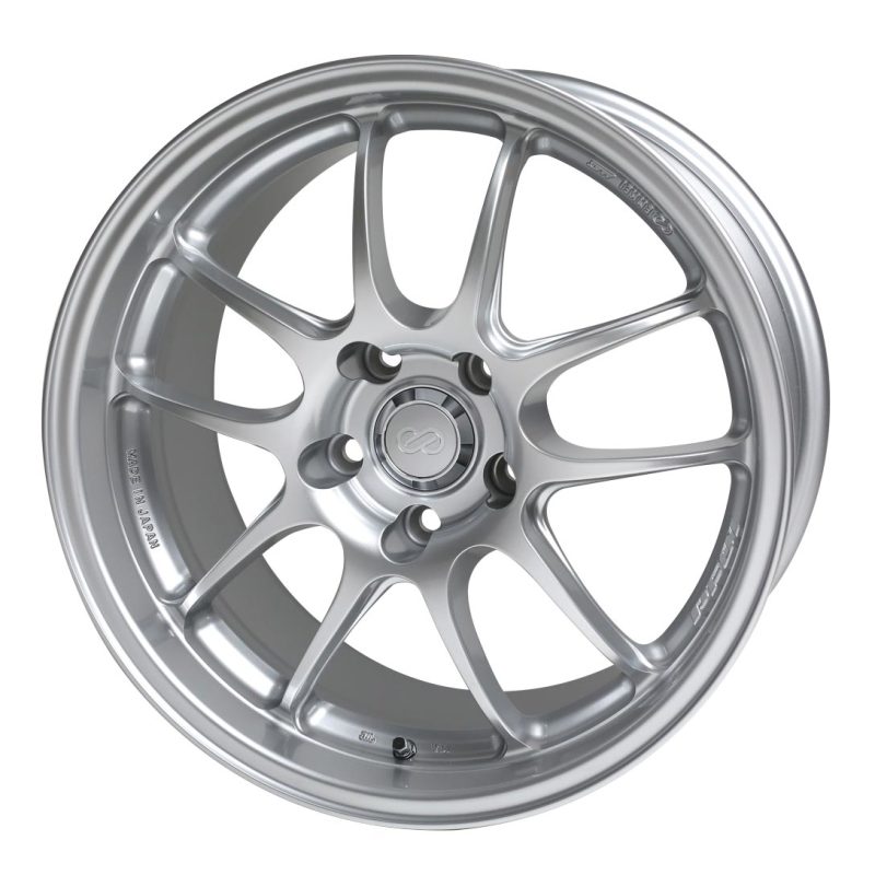 Enkei PF01 15x7 4x100 41mm Offset Silver Wheel