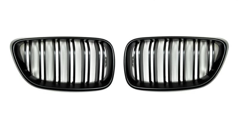 AutoTecknic Dual-Slats Stealth Black Front Grille Set - F87 M2 | F22 2-Series