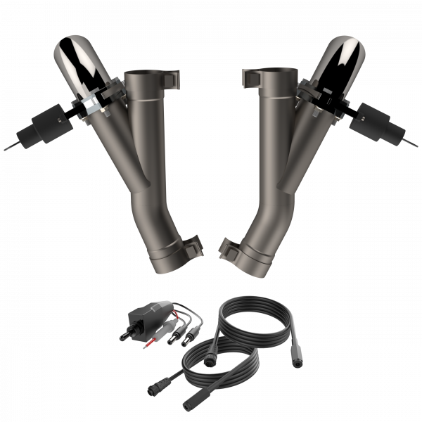 Quick Time Performance Aggressor Cutout Pipes 2012-2024 Jeep Grand Cherokee SRT, 2018-2022 Jeep Grand Cherokee Trackhawk, 2018-2023 Dodge Durango SRT,Hellcat