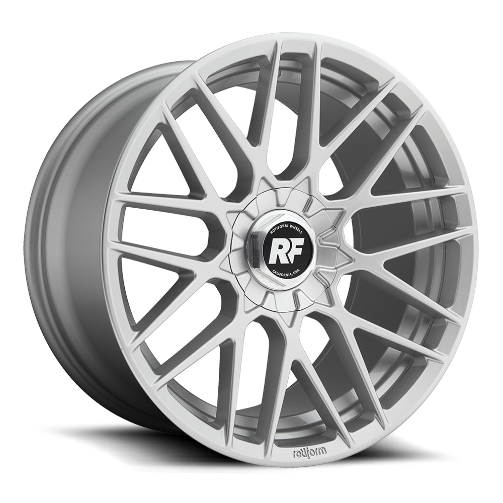 17x9.0 Rotiform RSE Gloss Silver / 5x112/5x120 - 30mm offset / 72.56 bore