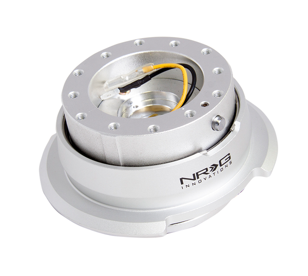 NRG Gen 2.8 Silver/Silver Ring Steering Wheel Quick Release