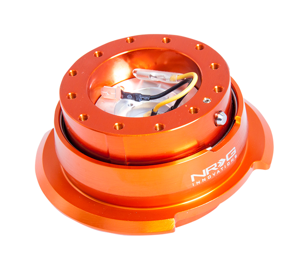NRG Gen 2.8 Orange/Orange Ring Steering Wheel Quick Release