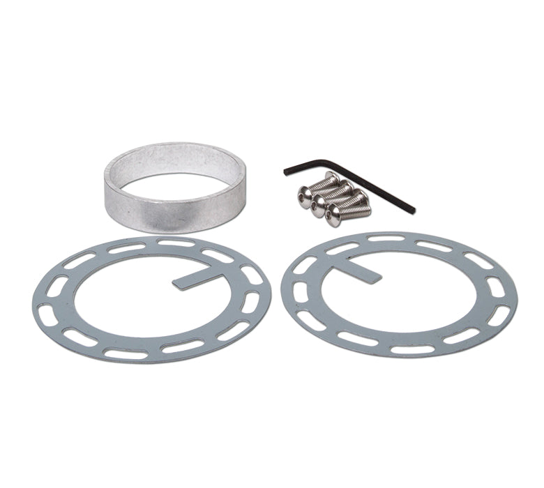 NRG Gen 2.0 Silver/Titanium Ring Steering Wheel Quick Release (SFI SPEC 42.1 certified)