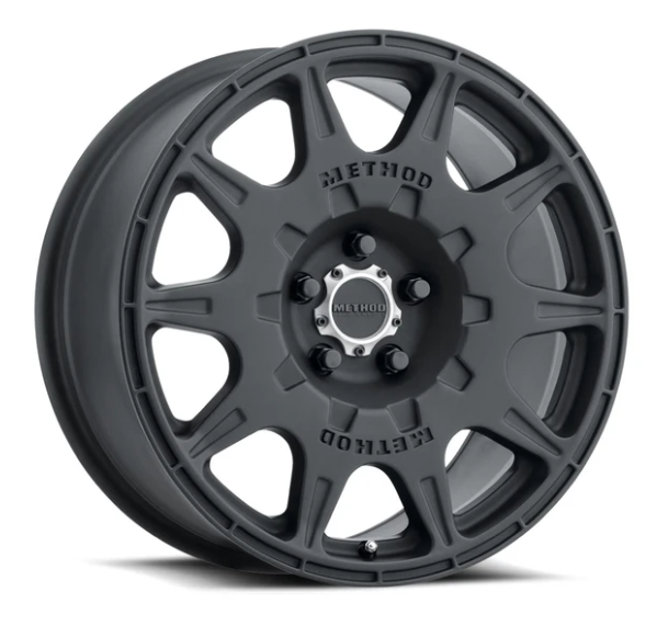 18x8.0 Method MR502 RALLY +38mm Offset | 5x4.5 67.1mm CB Matte Black Wheel