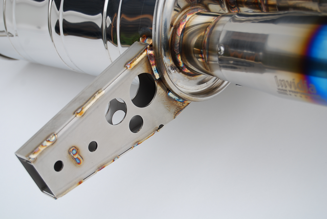 Invidia Q300 Cat-Back Exhaust 2017-2021 Honda Civic Hatchback Sport (Burnt Titanium tips)