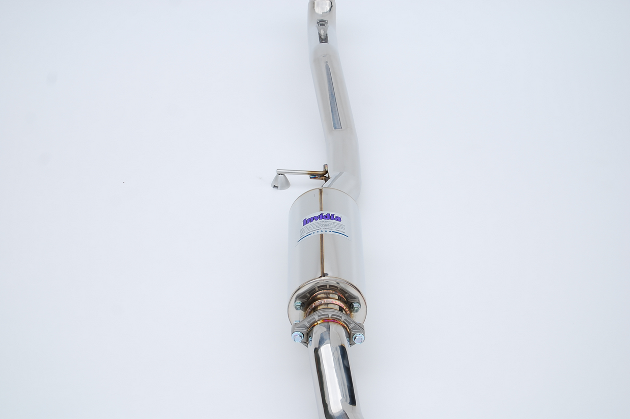 Invidia Gemini Stainless Steel Tip Cat-back Exhaust 2017-2021 Honda Civic Si Coupe (Triple Titanium Tip)