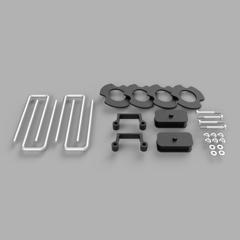 Traxda Lift Kit 2019-2024 Chevrolet Silverado 1500 2WD/4WD (1″-2.5″ Front / 1″ Rear)