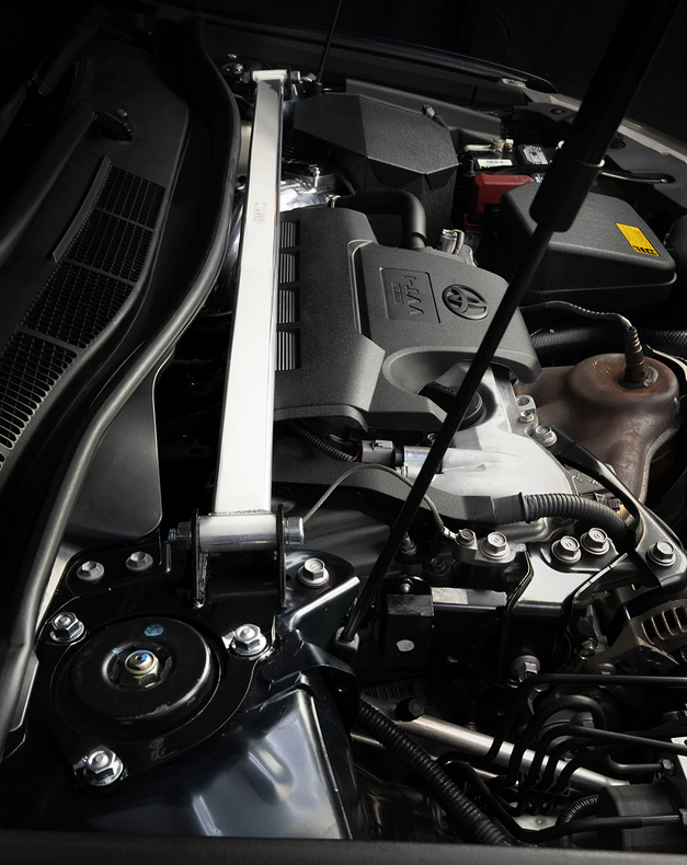 HPS Performance Front Strut Bar 2012-2014 Toyota Camry 2.5L 4 Cylinder (polished)
