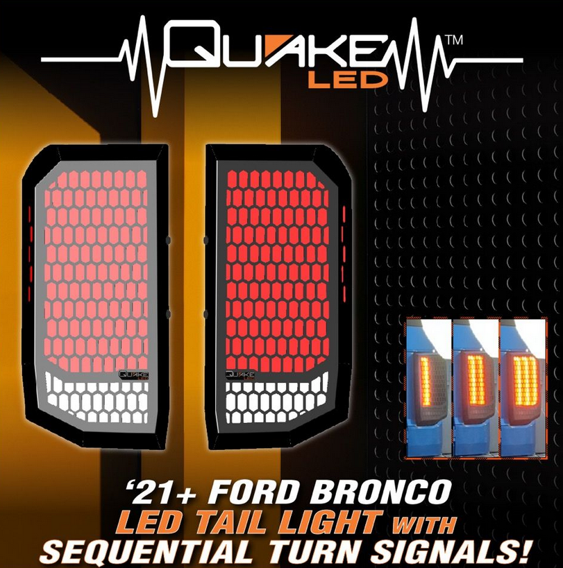 2021+ Ford Bronco Sequential LED Tail Light