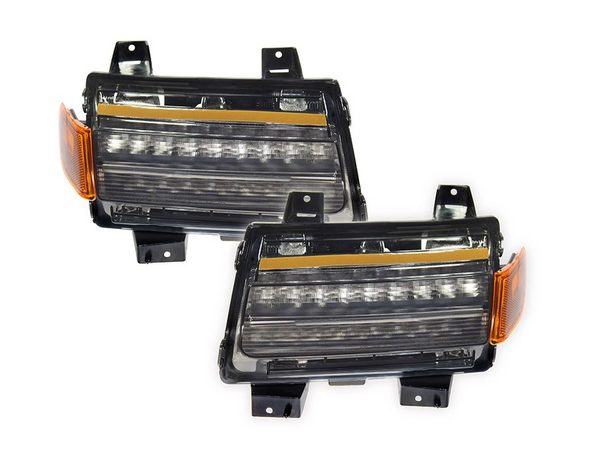 LED Seitenblinker Set, Klarglas, Kotflügelverbreiterung, Jeep Wrangler JL,  Jeep Gladiator JT, serie Crystal XOOL033 - X-Offroad