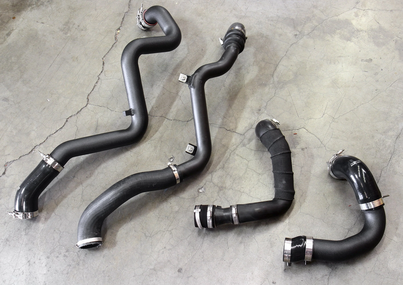 HPS Intercooler Hot Charge Pipe and Cold Side, 2016-2018 Ford Focus RS 2.3L Turbo