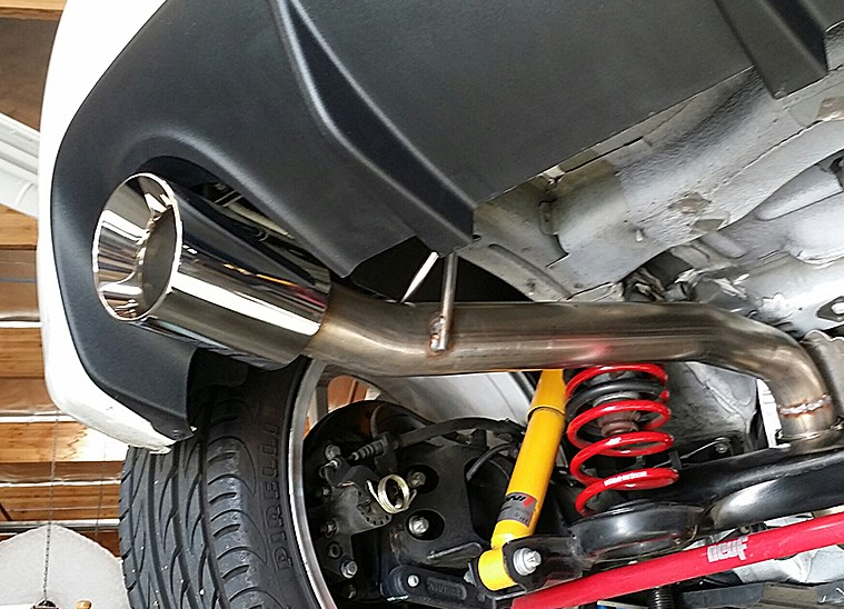 Neu-F Turbo Race Exhaust 2012-2014 Fiat 500 Abarth & 500 Turbo