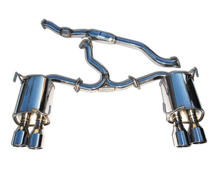 Invidia Dual Q300 Cat-Back Exhaust 2015-up Subaru WRX/STI Sedan (Quad SS Tips)