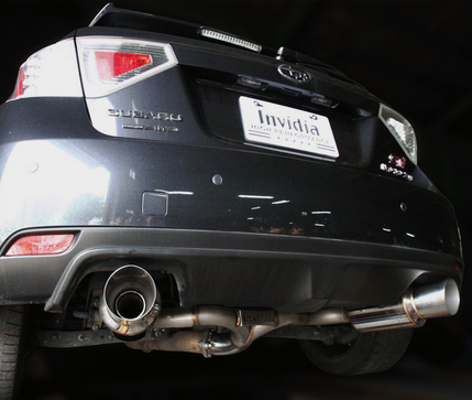Invidia Dual N1 Cat-Back Exhaust 2008-2014 Subaru STI 5 Door