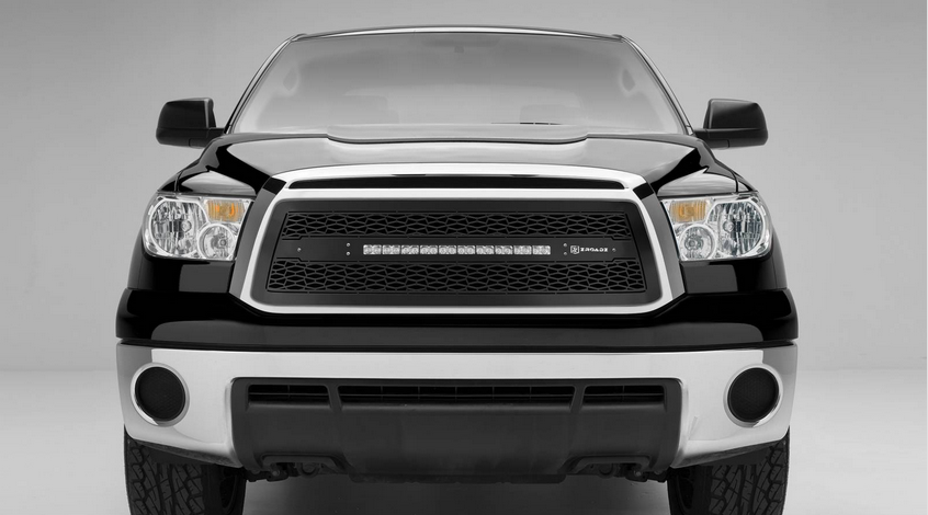 T-Rex ZROADZ Series 2010-2013 Toyota Tundra LED Lighted Grille w/ One 20 Inch Slim single row Main Insert (Black)