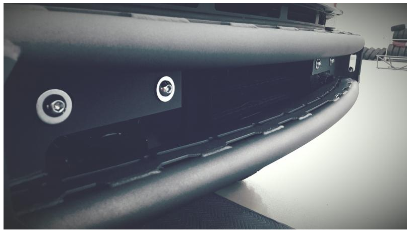 N Fab 2015-2017 Chevy Colorado M-RDS Radius Pre-Runner Front Bumper w/ Multi-Mount for LED Light(s) Textured Black