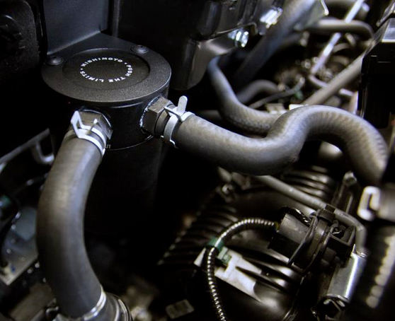 Mishimoto Baffled Oil Catch Can 2017-2021 Honda Civic Type R (PVC Side)