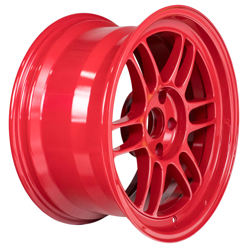 17x9.0 Enkei RPF1 5x114.3 22mm Offset 73mm Bore Competition Red Wheel