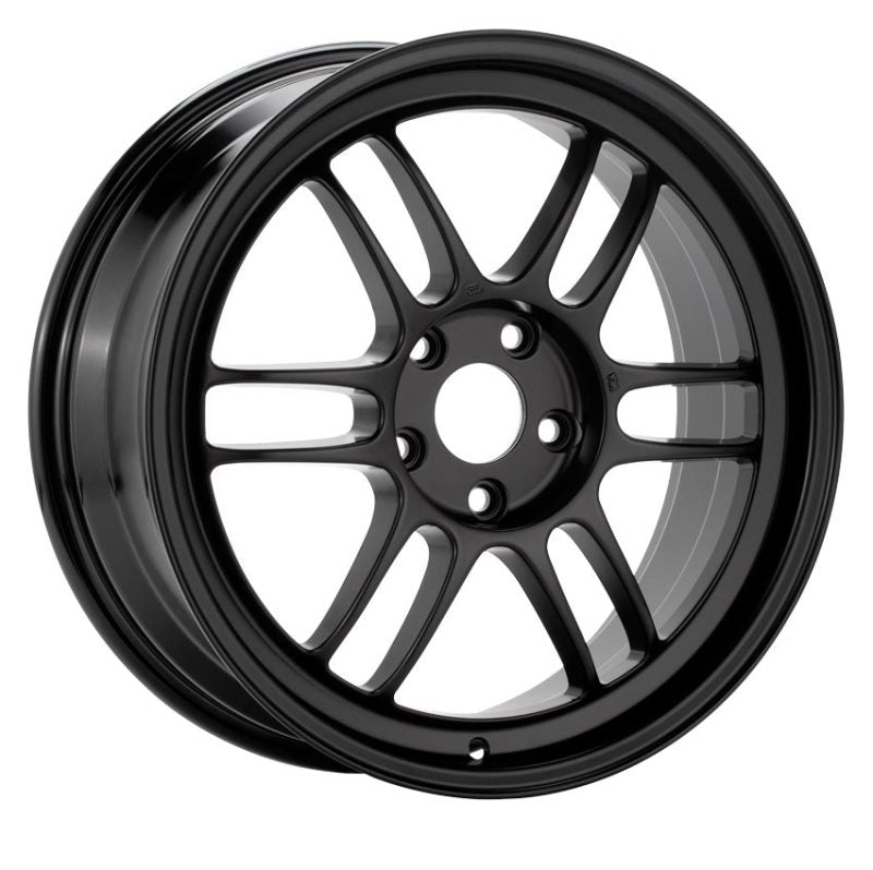 17x8.5 Enkei RPF1 5x114.3 30mm Offset 73mm Bore Matte Black Wheel Evo 8/9