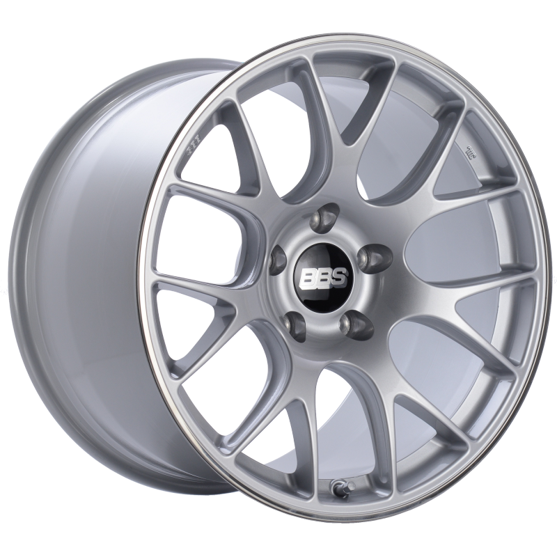 BBS CH-R 19x12 5x130 ET45 CB71.6 Brilliant Silver Polished Rim Protector Wheel