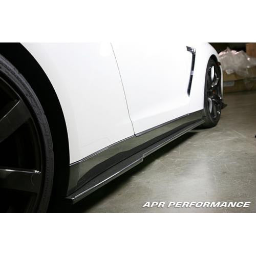 APR Carbon Fiber Side Rocker Extension 2008-2016 Nissan GT-R R35
