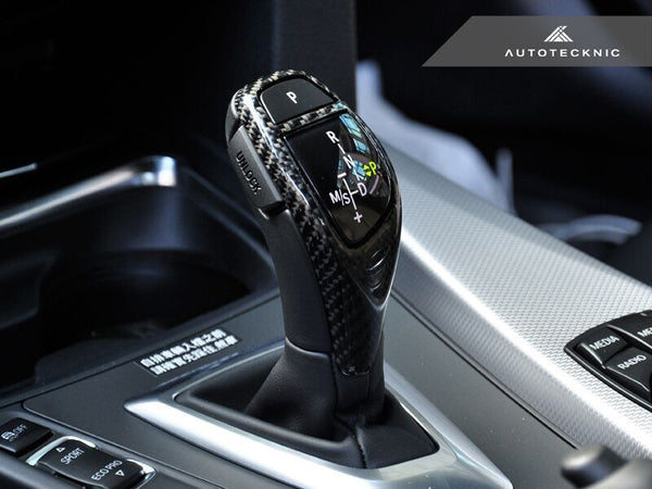 AutoTecknic Carbon Fiber Gear Selector Cover - BMW (Sport Automatic Transmission Equipped Only)