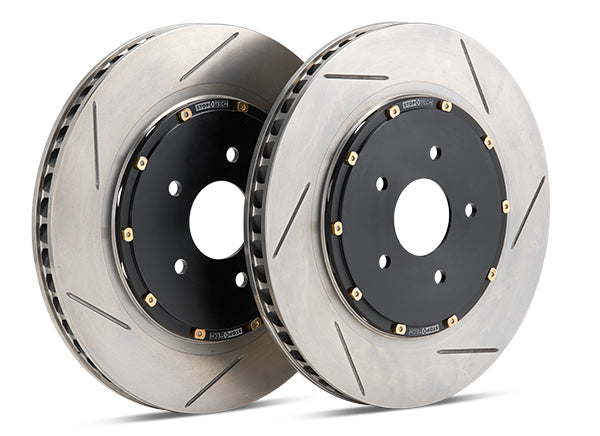 StopTech 2 Piece AeroRotor Slotted 326mm x 30mm 2003-2015 Subaru STi (pair)