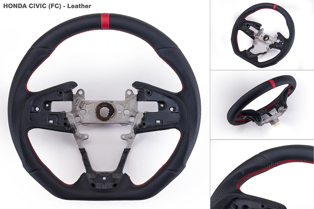 Buddy Club Racing Spec Steering Wheel Leather 2016+ Honda Civic FC/FK 2 / 4 / 5 / TYPE R (1.5L/2.0L)