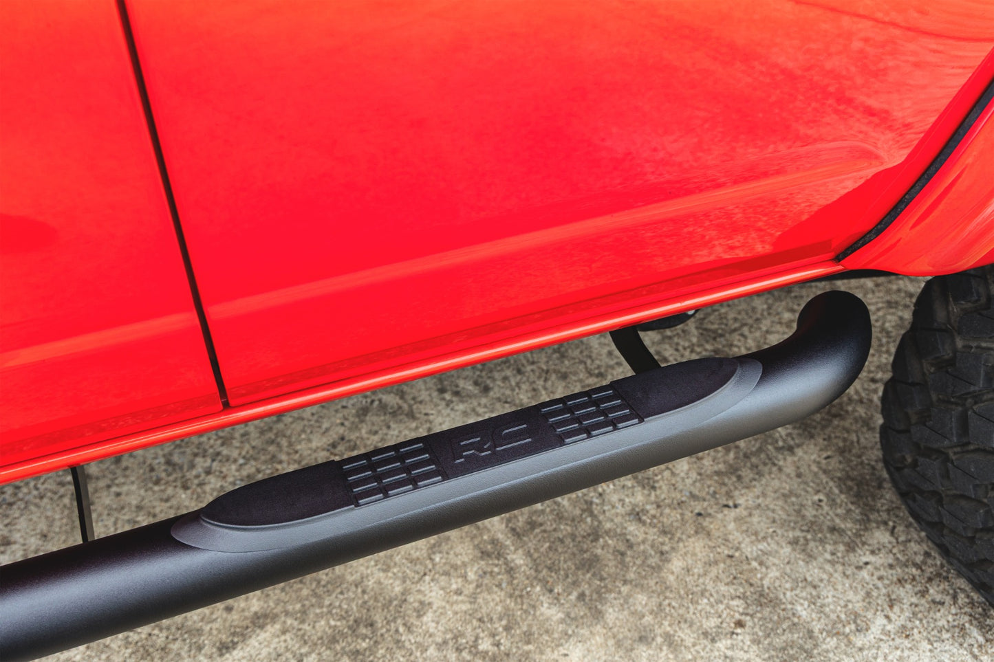 Rough Country Nerf Steps 3" Tube 2021-2026 Ford Bronco 4 Door 4WD