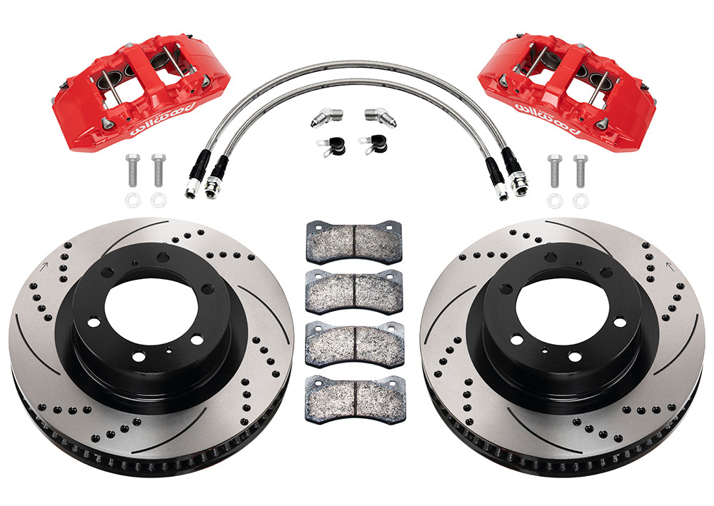 Wilwood AERO6-DM Front Big Brake Kits Lexus GX460 / GX470 / Toyota 4Runner / FJ Cruiser / Tacoma (Drilled/Slotted 13.31" Rotor)
