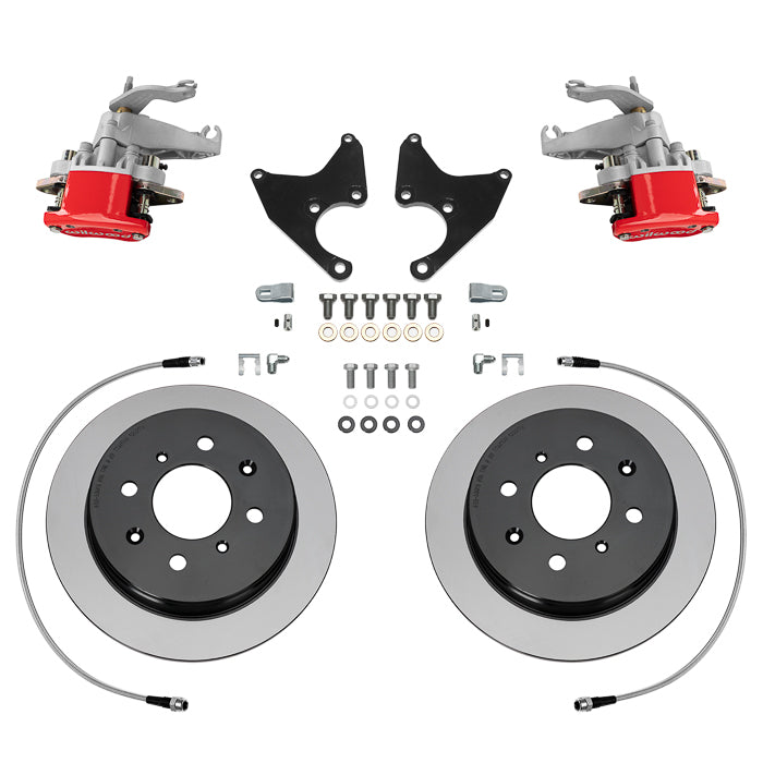 Wilwood HM7 Parking Brake Caliper Rear Brake Kit 1988-2004 Honda Civic (Rear Drum) Undrilled