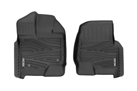 Rough Country Flex-Fit Floor Mats 2015-2025 Ford F-150 / 2022-2025 F-150 Lightning / 2017-2025 Raptor