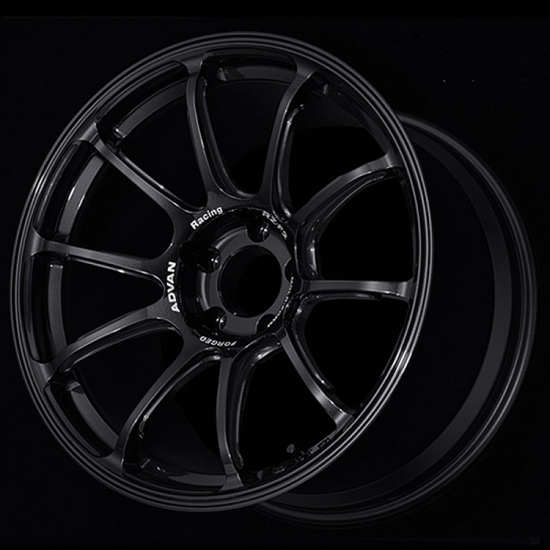 18x10 Advan RZ-F2 +40 5-114.3 Racing Titanium Black Wheel