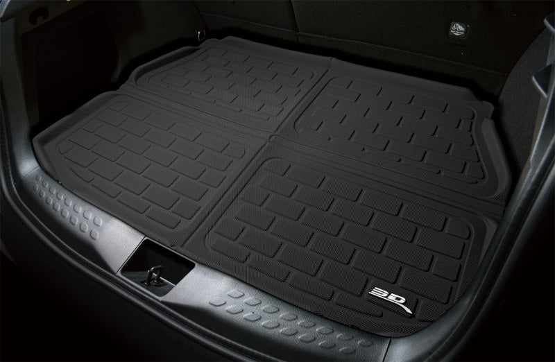 3D MAXpider 2017-2021 GMC Acadia Stowable Kagu Cargo Liner - Black (behind 2nd Row)
