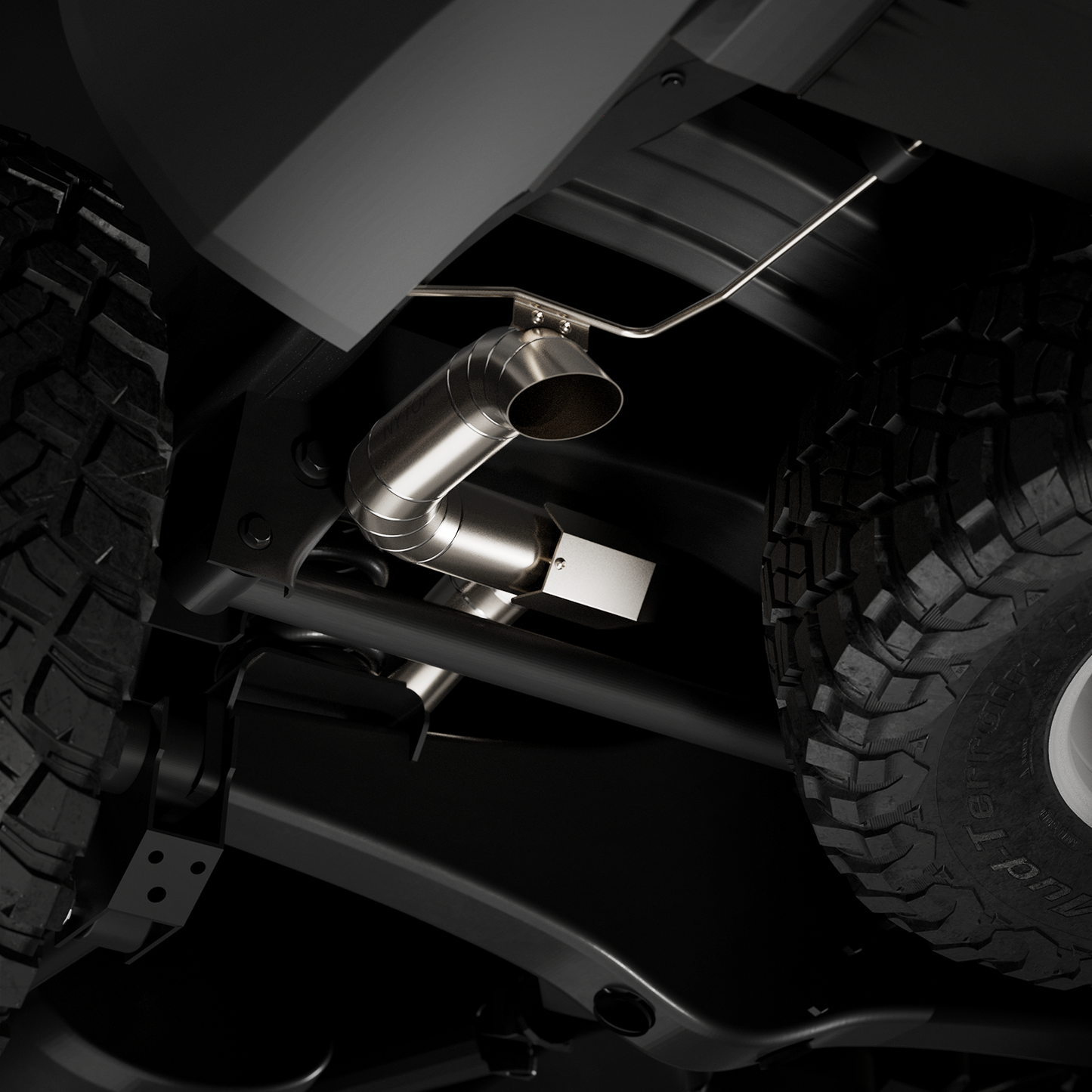 2025-Current Toyota 4Runner Titanium Axle Dump Exhaust