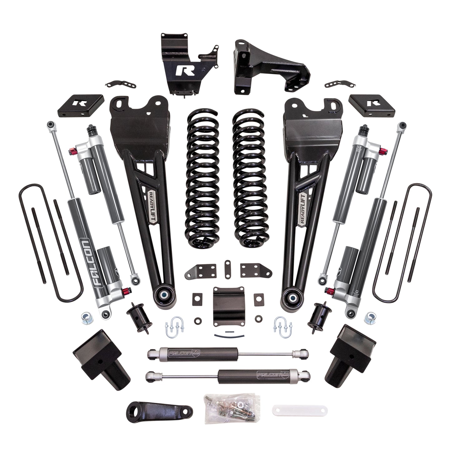 ReadyLift 6" Coil Spring Suspension System with Falcon MAX3.3 Shocks and Radius Arms 2023-2025 Ford Super Duty F250/F350 4WD