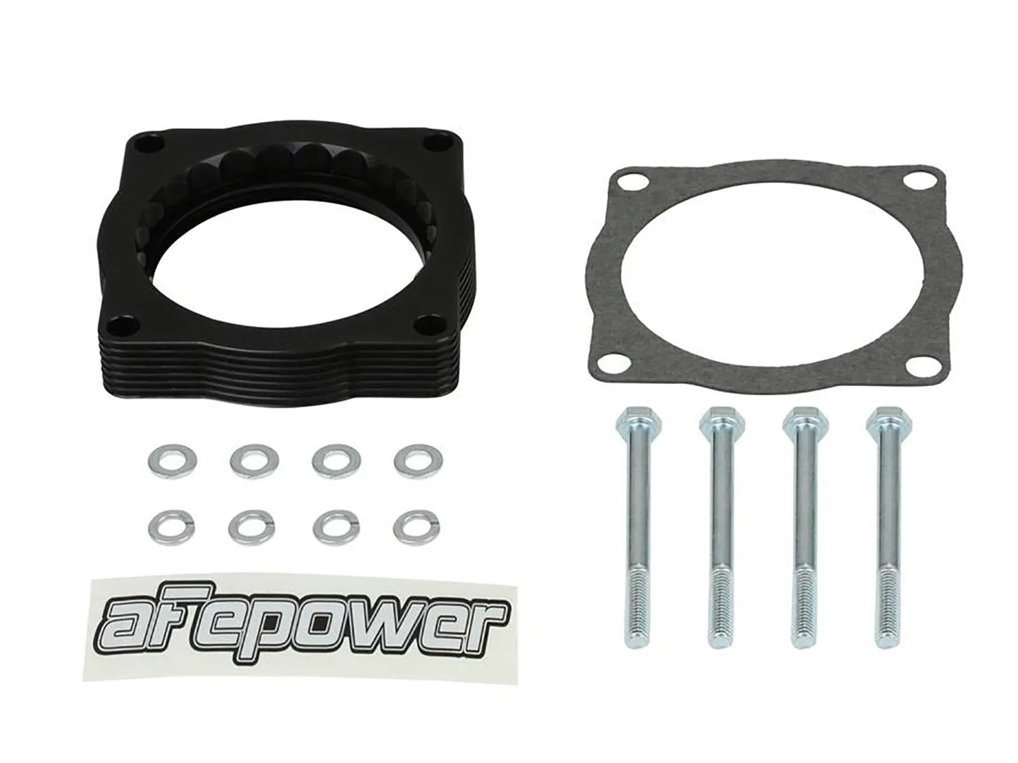 AFE Silver Bullet Throttle Body Spacer 2006-2013 BMW 3-Series (E9X) L6-3.0L N52/N53