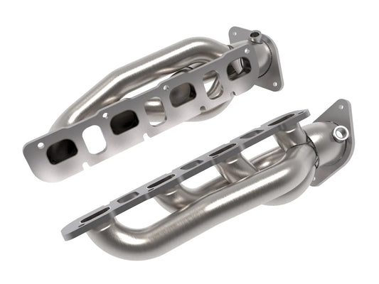 AFE Twisted Steel 304 Stainless Steel Short Tube Header 2021-2024 RAM TRX 1500 (V8, 6.2L)