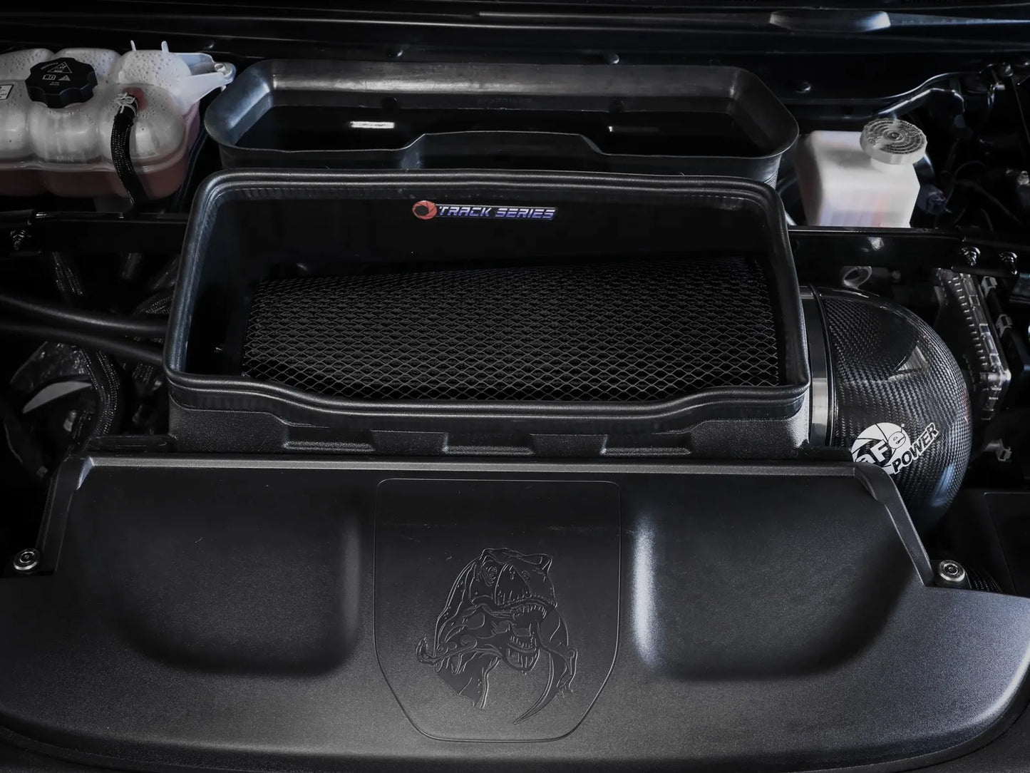 AFE Track Series Carbon Fiber Cold Air Intake System 2021-2024 RAM 1500 TRX V8-6.2L (sc)