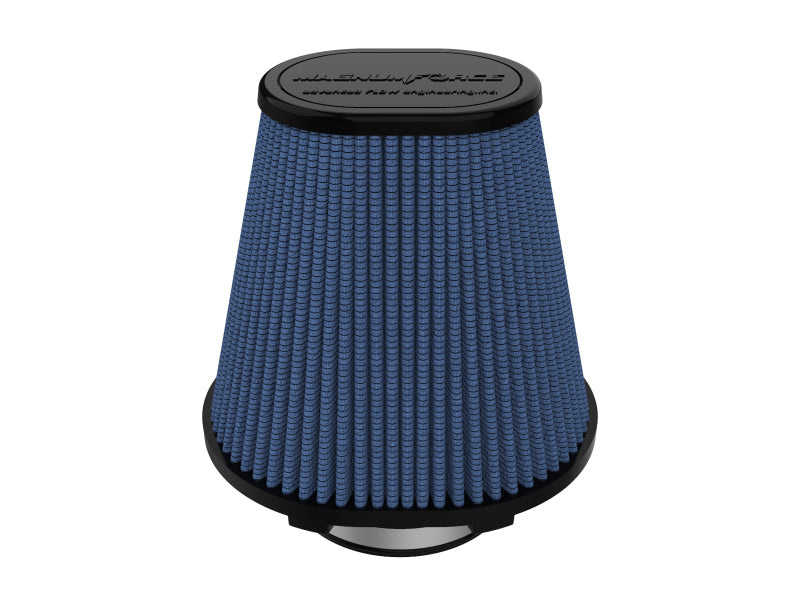 aFe MagnumFORCE Intake Replace Air Filter w/Pro5R Med 4" F x 7.75x6.5" B x 4.75x3.5" T x 7" H