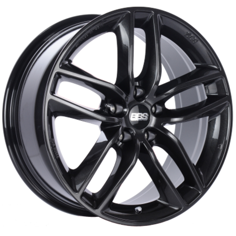 20x9.0 BBS SX Crystal Black Wheel