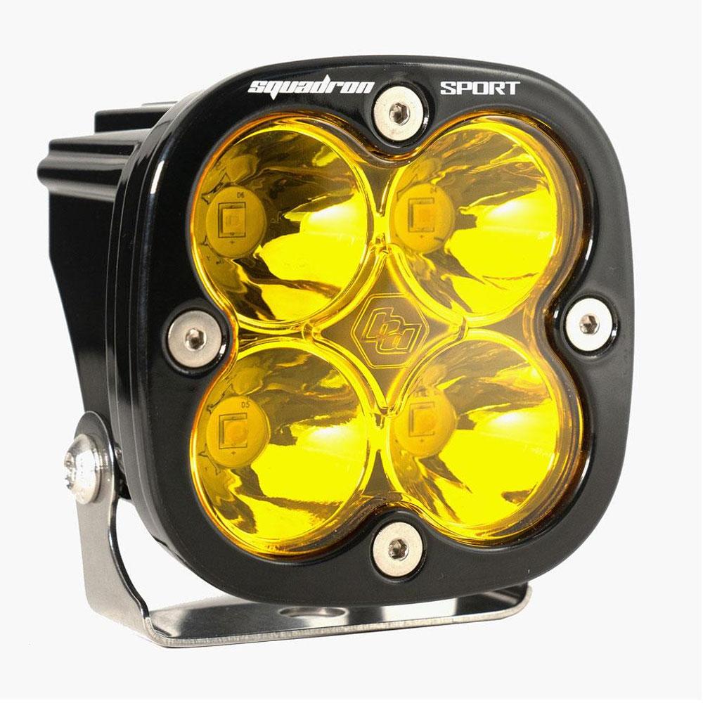 Baja Designs Squadron Sport Black LED Auxiliary Light Pod - Universal