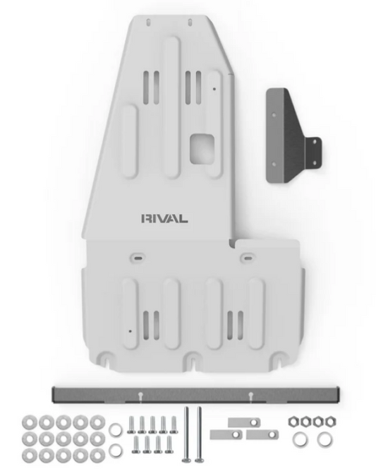 RIVAL Gen2 Aluminum Engine Transmission Catalytic Converter Skid Plate Ineos Grenadier | Ineos Quartermaster