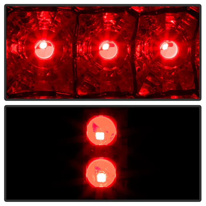 2000-2006 Chevy Suburban/Tahoe 1500/2500 / GMC Yukon/Yukon XL / 2001-2006 GMC Yukon Denali/Denali XL ( Lift Gate Style Only ) LED Tail Lights - Black Smoke