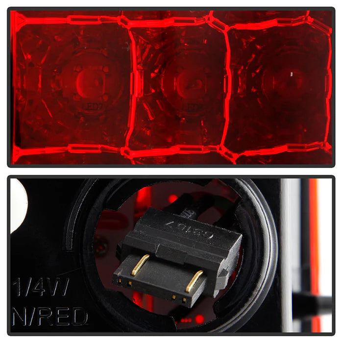 2000-2006 Chevy Suburban/Tahoe 1500/2500 / GMC Yukon/Yukon XL / 2001-2006 GMC Yukon Denali/Denali XL ( Lift Gate Style Only ) LED Tail Lights - Red Clear