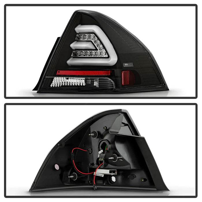 2006-2013 Chevy Impala / 2014-2016 Impala Limited LED Tail Lights - Black