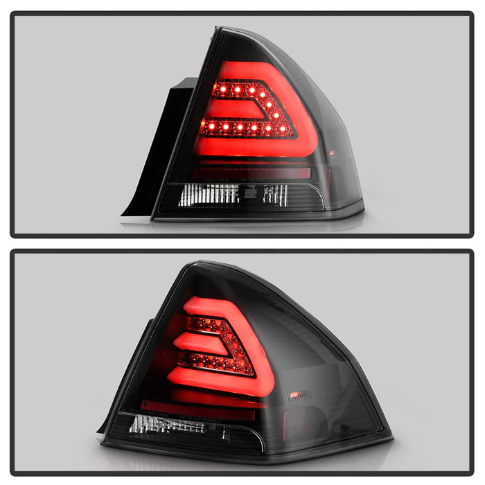 2006-2013 Chevy Impala / 2014-2016 Impala Limited LED Tail Lights - Black