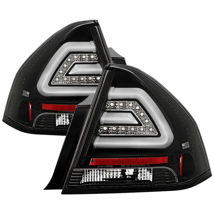 2006-2013 Chevy Impala / 2014-2016 Impala Limited LED Tail Lights - Black
