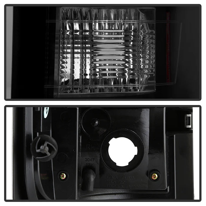 2007-2013 Chevy Silverado 1500 / 2007-2014 2500HD/3500HD / 2007-2014 GMC Sierra 3500HD Dually Models ( Does Not Fit Model With Reverse Bulb 921 ) LED Tail Lights - Black Smoke