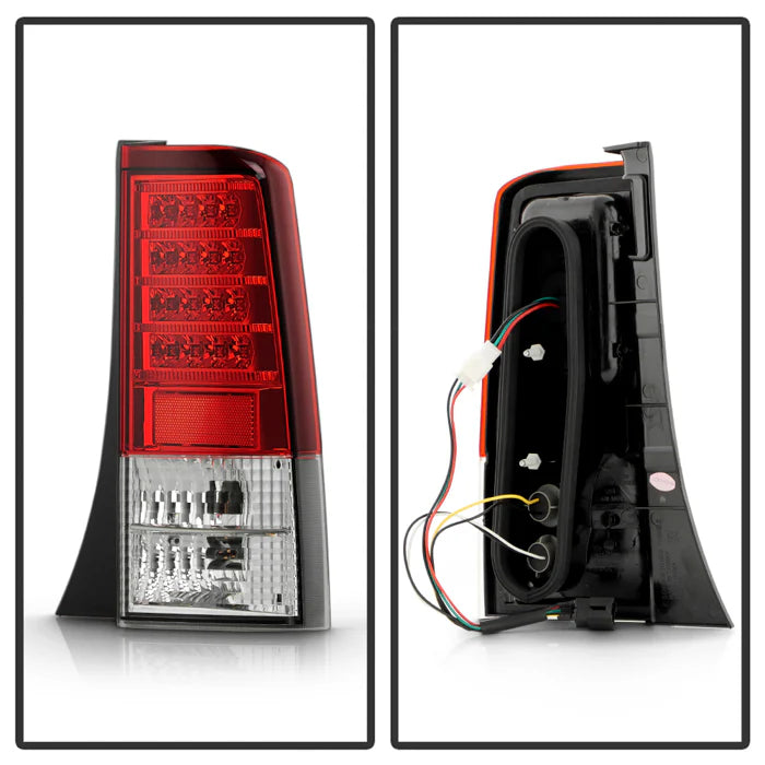 Scion XB 2003-2007 Version 2 LED Tail Lights - Red Clear